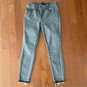 Lucky Brand Womens Mid Rise Skinny Ava Ankle Stretch Jeans Gray Size 4/27